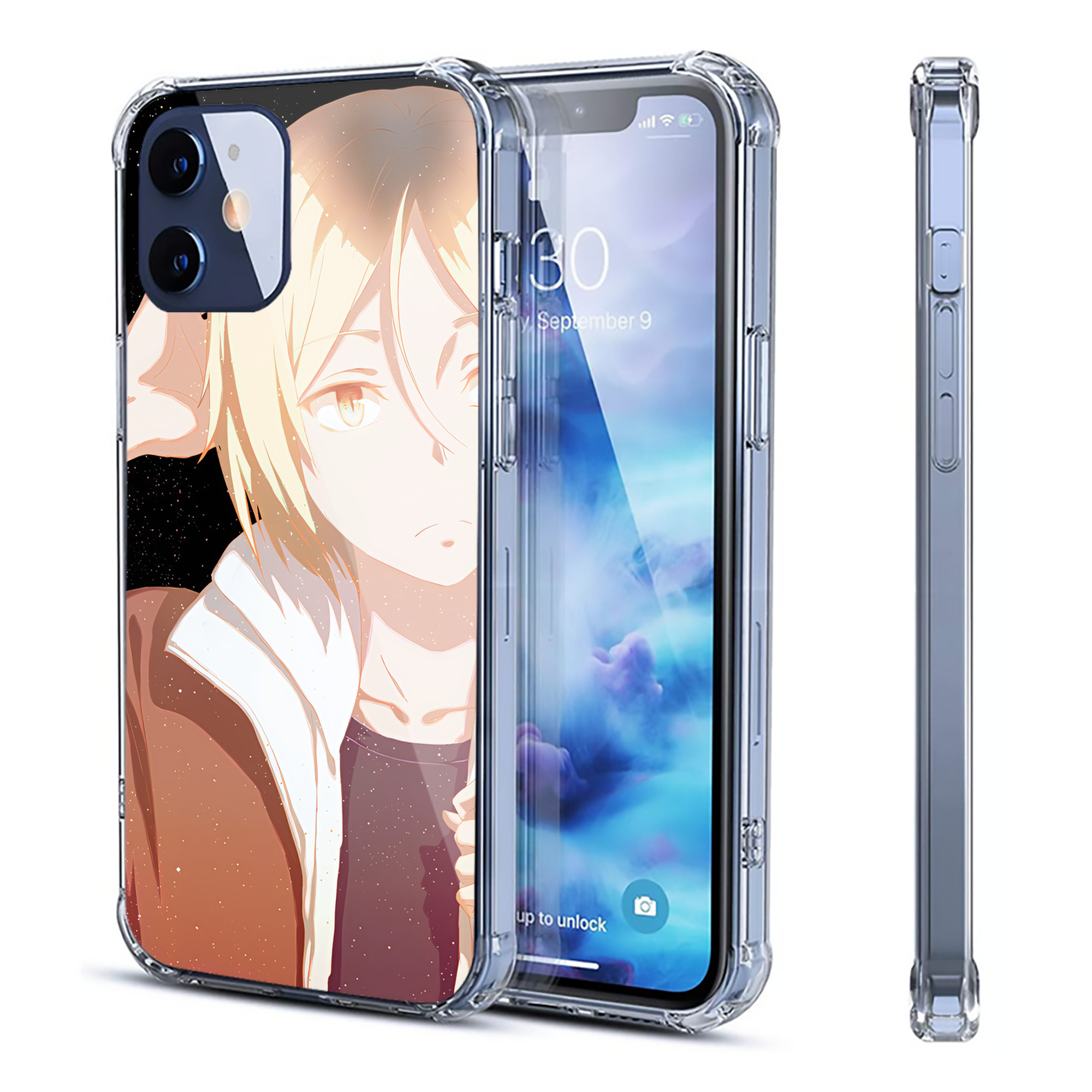 （画像用） ハイキュー!! Haikyu!! 【iPhone 12シリーズ対応】透明スマホケース（クリアソフトケース）